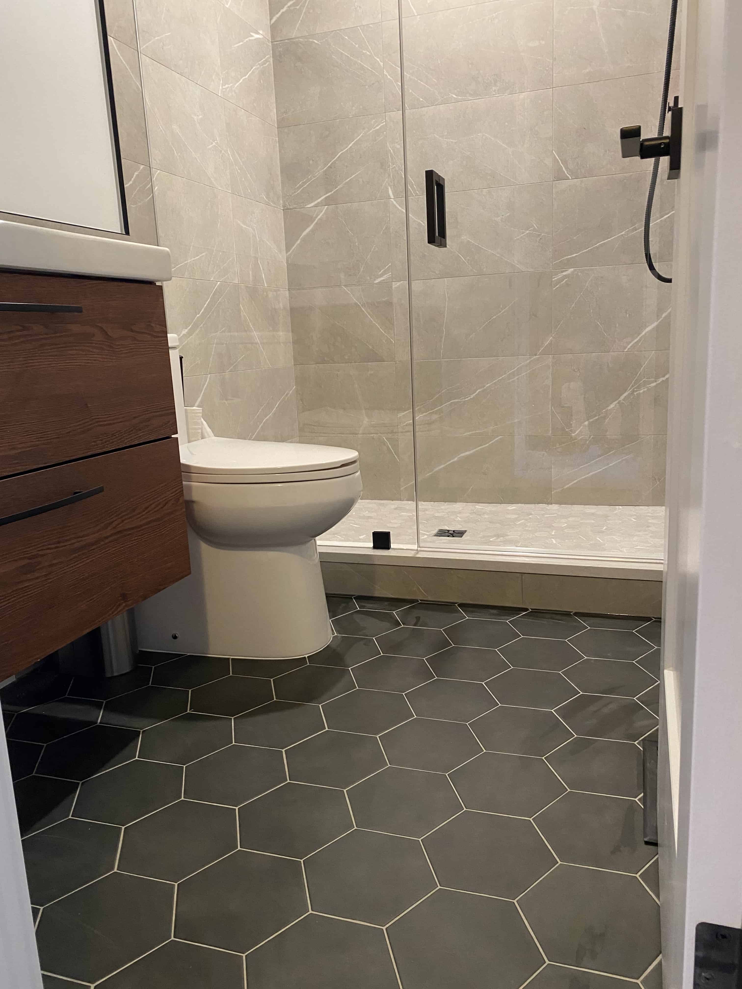 Bathroom remodel in Calgary